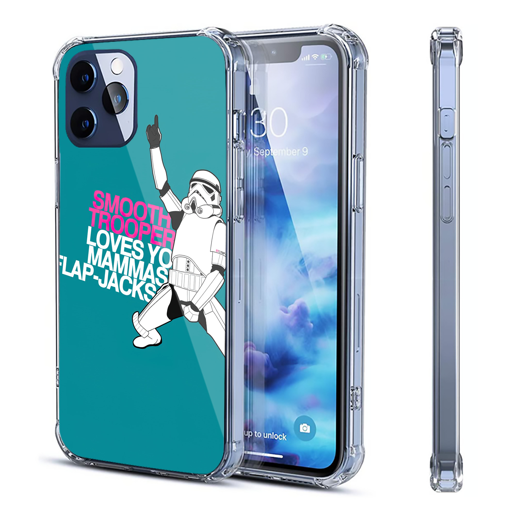 （画像用） スター・ウォーズ Star Wars 【iPhone 12シリーズ対応】透明スマホケース（クリアソフトケース）